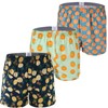 Hialegion Boxer Shorts Men's Cotton American Boxer Shorts Men's Retro