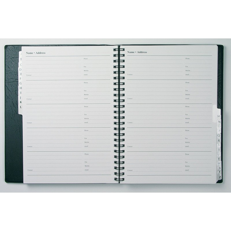 Collins BA5 Business Telehone and Address Book, Black