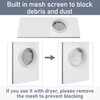 Flamorrow Dryer Vent Window Kit, 4" Window Vent Kit with