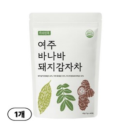 차의민족 여주 바나바 돼지감자차, 40g, 1개 Cha's Nation Yeoju Banaba Pig Potato Tea, 40g, 1 Pack