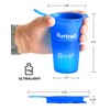 Burtrail 200 ml/6.8 oz-2Pack-Collapsible Cup TPU Running Water Cup Foldable