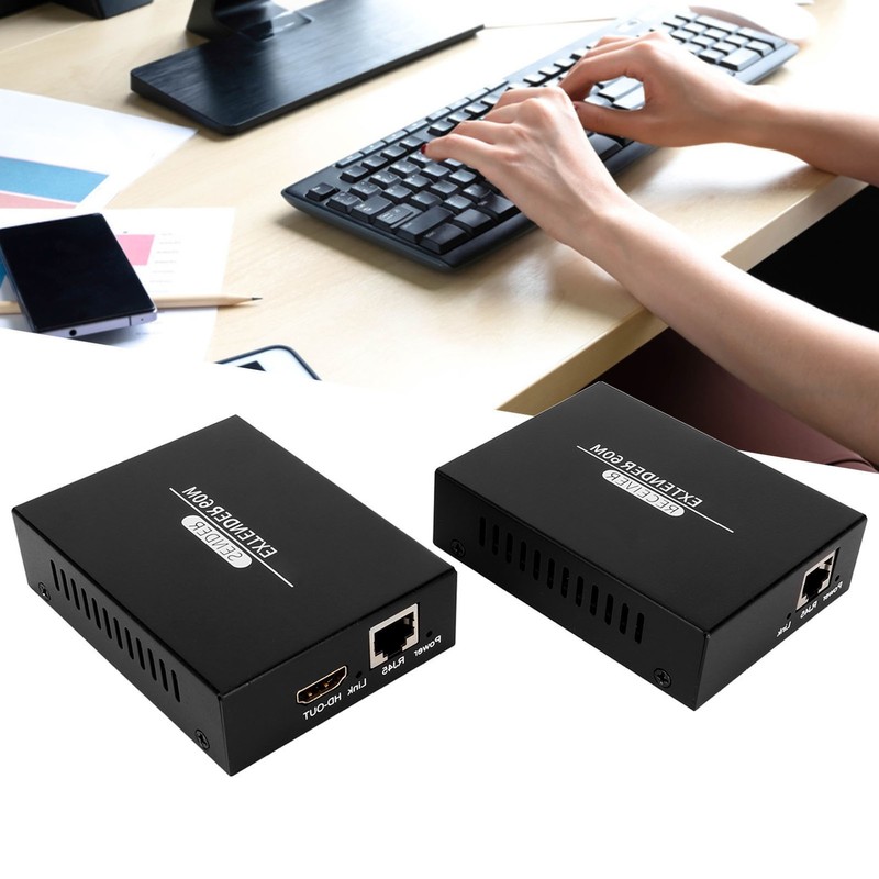 HD Multimedia Interface KVM Extender 197ft 1920x1080P 60Hz Remote Operation