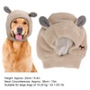 Knitted Rabbits Ear Pet Hat Noise Protection Warm Dog Grooming