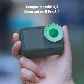 NEEWER Black Mist Diffusion 1/4 Filter Compatible with DJI Osmo Action 5 Pro & 4, Multicoated HD Optical Glass Screw On Soft Dreamy Cinematic Effect Filter, FL-N50