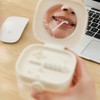 Dzmuero Prothesendose, Zahnprothesen Box, Tragbarer Gebissdose mit Spiegel, Aligner Entfernungswerkzeug