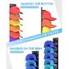 2 Pack Hat Organizer for Baseball Caps, Hat Rack for