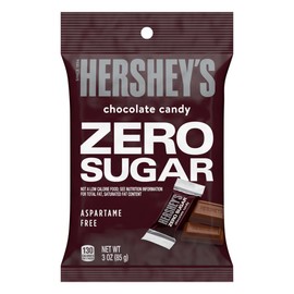 Smiling Sweets Zero Sugar Hershey Variety of Caramel Filled Chocolates, Peppermint Patties, Peanut Butter Cups, Perfect Stocking Stuffer, Amazing Taste for the Whole Family - 3 oz Bags (Pack of 5)