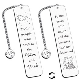 Bookmark Gift for Women Men Book Fans Friend Merch Merchandise Inspirational Gifts for Women Men Book Lovers Bookmark Christmas Stocking Stuffer Valentines Day Birthday Gift Bookish