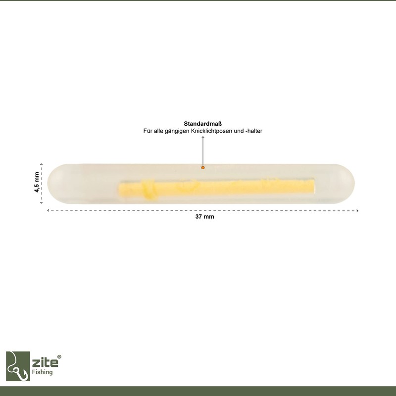 Zite Fishing Glow Sticks Fishing Pack of 50 / Bite