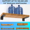 Eurydice Heavy Duty Shelf Bracket, 1/4 Inch Thick,（8 Inch -6