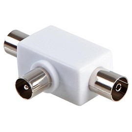 2 in 1 Coaxial Y Splitter for TV Antenna Cable