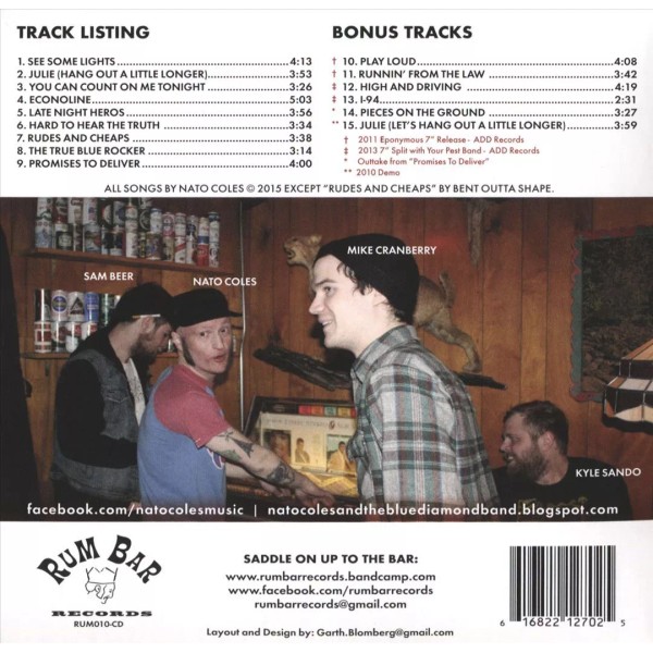 NATO COLES & THE BLUE DIAMOND BAND - PROMISES TO