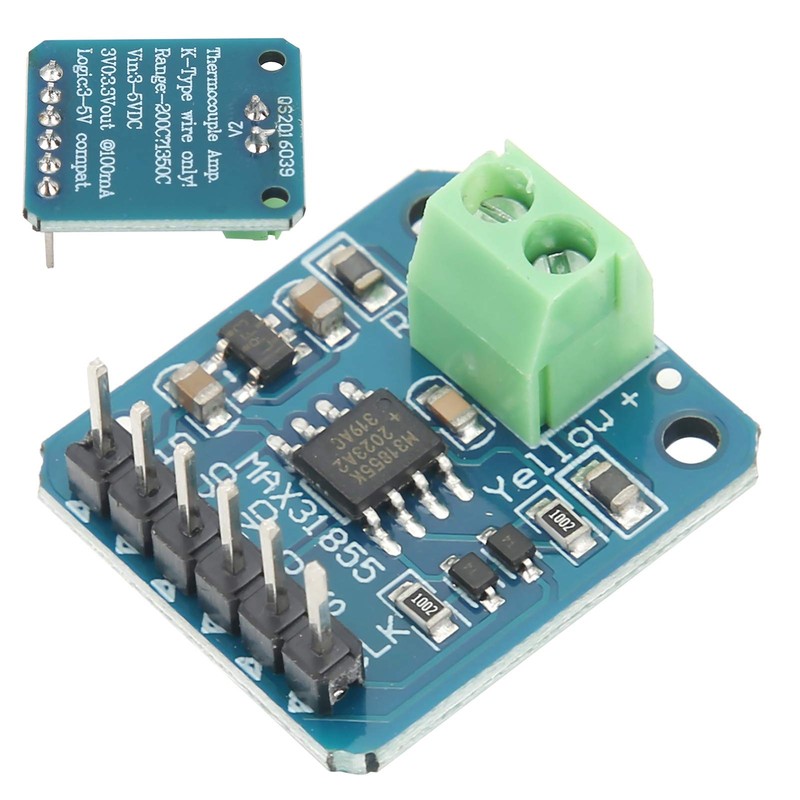 MAX31855 Module + K-Type Thermocouple Thermocouple Sensor Temperature ‑200℃~1350℃ Thermocouple