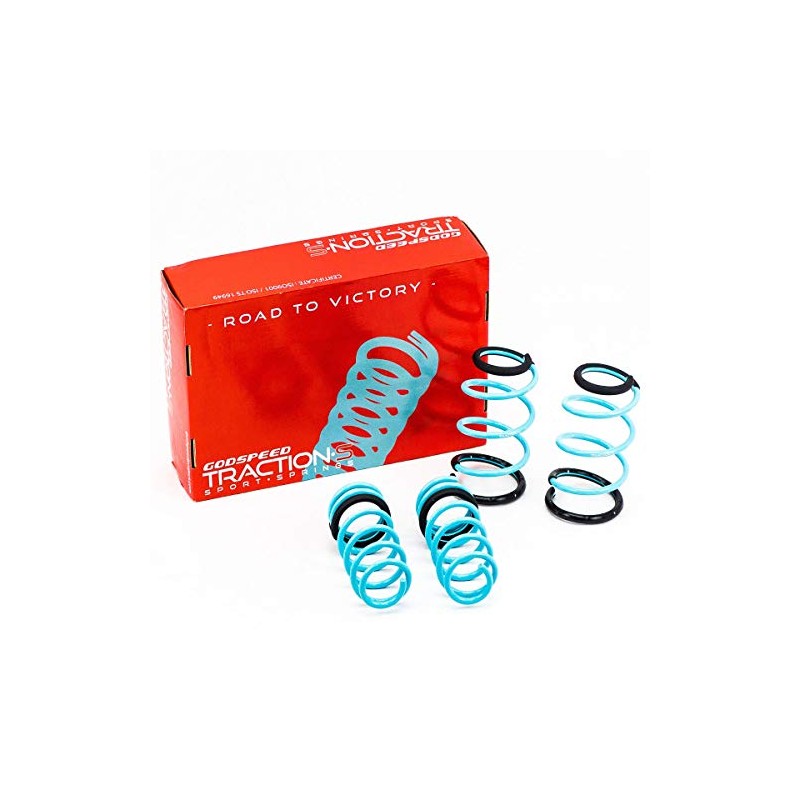 Godspeed LS-TS-MC-0001 Traction-S Performance Lowering Springs, Improve Overall Handling And