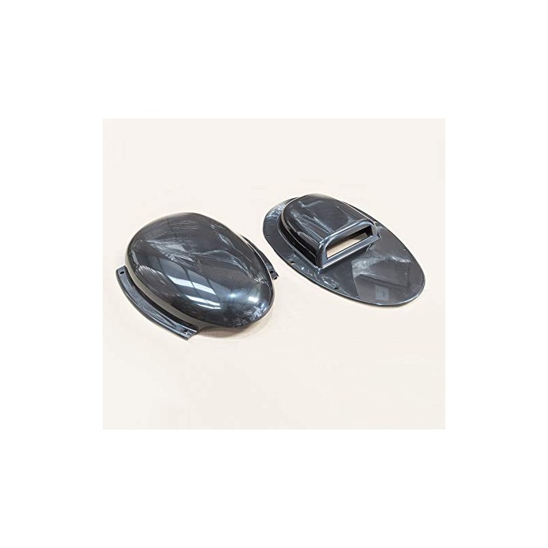 LOW PROFILE BLACK ROOF AIR DUCT VENT VENTILATOR HORSEBOX CARAVAN