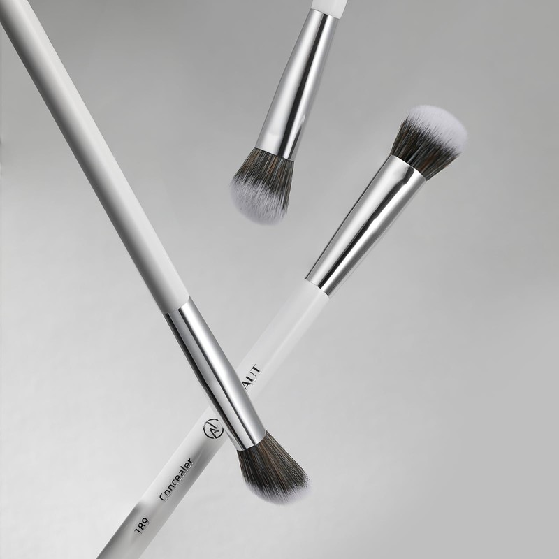 Albeaut Concealer Brush, Angled Brightening Concealer Makeup Brush Under Eye