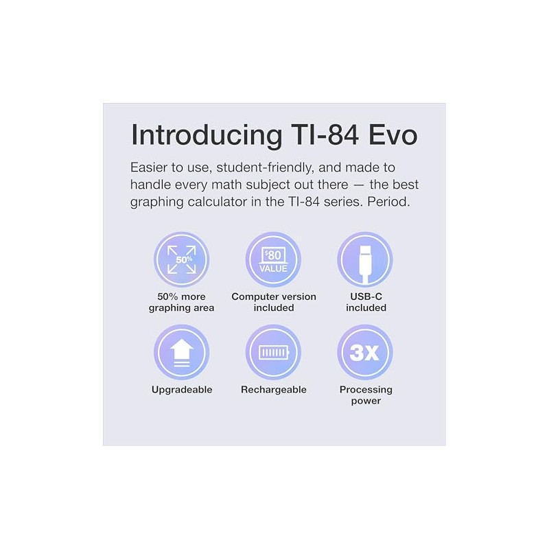TI-84 Evo Graphing Calculator by Texas Instruments