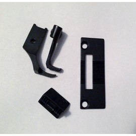 CONSEW 225, 226R WALKING FOOT NEEDLE PLATE AND FEED DOG & zipper foot set .supply.from:zeroxpress1