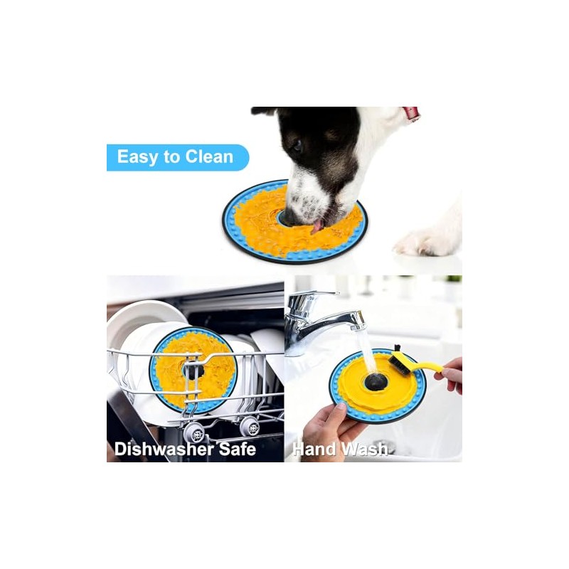 Lick Mat para perros, almohadillas para orejas para lamer para