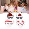 4pcs Santa Claus Cute Christmas Eyeglasses Costume Party Glasses Photography