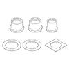 DELTA FAUCET Extension Delta RP11052 Thick Tile MTG KIT, Chrome