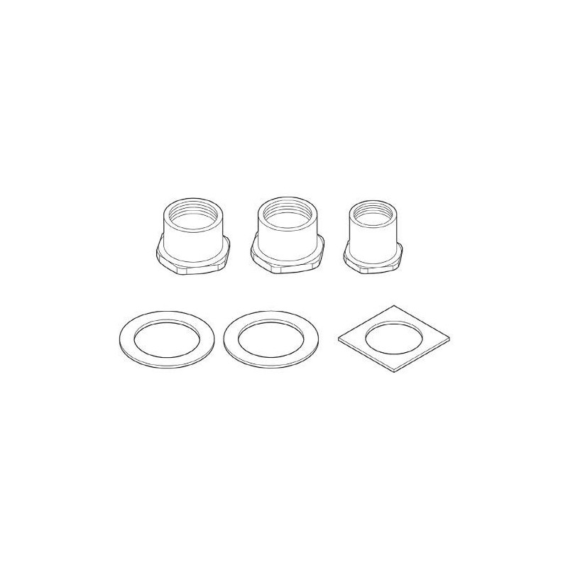 DELTA FAUCET Extension Delta RP11052 Thick Tile MTG KIT, Chrome
