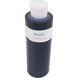 TCEShop Kush Scented Body Oil Fragrance [Flip Cap - Dark Brown - 8 oz.] - ID#23004