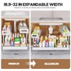 1 Pack-19"-32"W Expandable Under Sink Organizer With Upgrade Ball-Bearing Slide,2-Tier