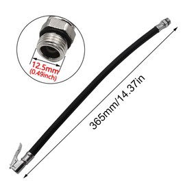 Pack of 2 air pump hose, 36 mm car inflator hose, tyre inflator hose adapter, inflator pump hose, air hose adapter, for car tyres, bicycle tyres, air compressors, air pumps