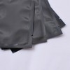 100x Premium Glossy Black Mylar Foil Open Top Pouch +