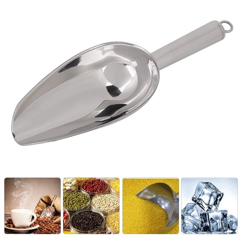 Pala de Hielo de Acero Inoxidable, Pala de Comida Granos