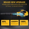 MOK Leaf Blower Cordless,Brushless Motor with 2 * 6.0Ah Battery