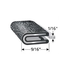 Brickyard Automotive 1/16" Black Edge Trim Lok Seal Lock : CAMPER, TRAILER, RV, BOAT, HEAVY EQUIPMENT