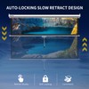 WASJOYE 100'' Manual Pull Down Projector Screen - 4K HD