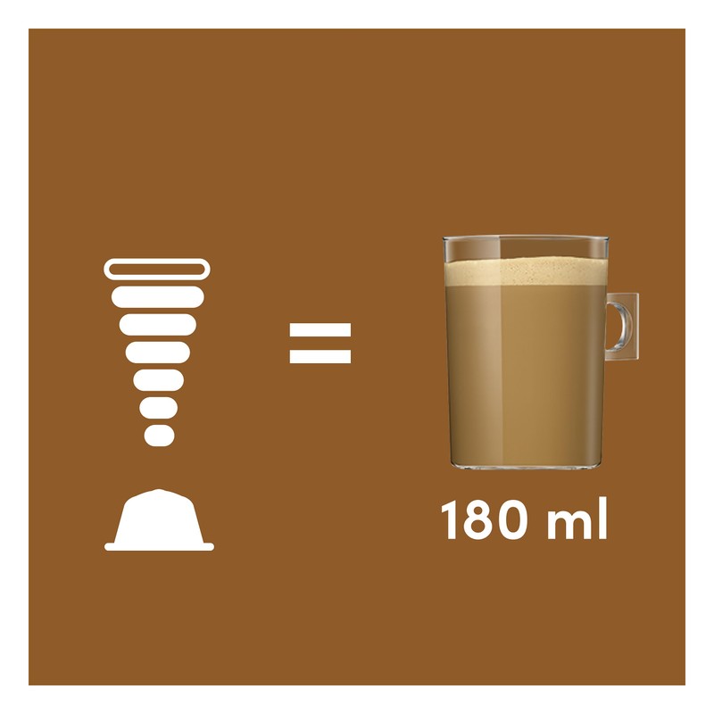 Nescafé Dolce Gusto Café au lait, Pack of 6, 6