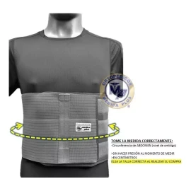 Mplus Faja Para Obesidad - Faja Para Sobrepeso - 20 Cm Elastica