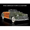 1948 Chrysler Town & Country Convertible Metal Sign: 12x16" Ships Free