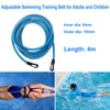 Swimming Belt Adjustable Swimming Resistance Belt Pool Swimming Training Bungee