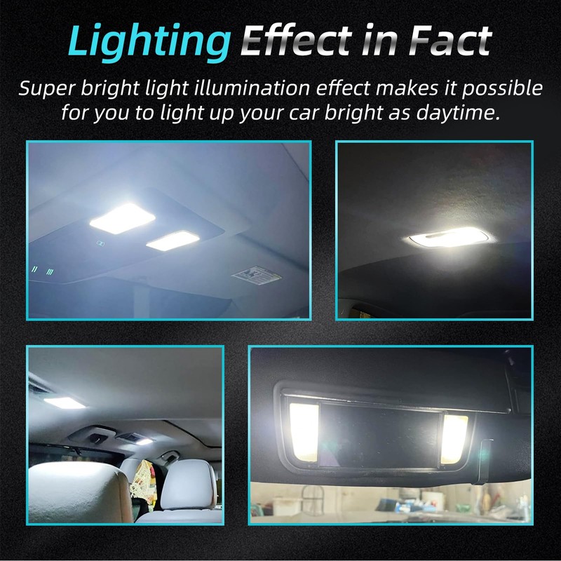 XFLHEHD 12Pcs Interior LED Lights Fits for Acura TSX 2004-2008