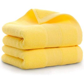 Bathroom Hand Towels (14x30 inch), Home Soft Cotton Super Soft Highly Absorbent Hand Towel for Bath, Hand, , Gym and ,(Yellow 2 Pack) - Color: White 2pack