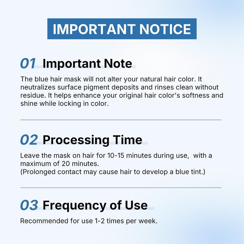 Karseell Blue Color Depositing Conditioner, Deep Hair Mask Treatment Intensely