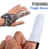 Dr.Fish 2 Pieces Fishing Gloves Casting Finger Stall Protector Anti-Slice