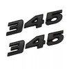 Pair Set 345 Passenger & Driver Side Emblems 3D Badge