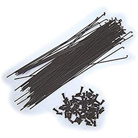 Hoshi Industry Star Spokes 1 Piece #14-278 Star Bright BK Black with Nipple