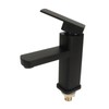 Sink Faucet Black Single Handle Single Hole Cold Stainless Steel