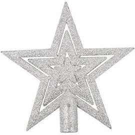Dancepandas Christmas Tree Topper Star Christmas Tree Plastic Decoration