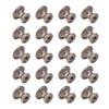 Jeanoko Set of 20 Mini Drawer Pulls Mushroom Head Handle