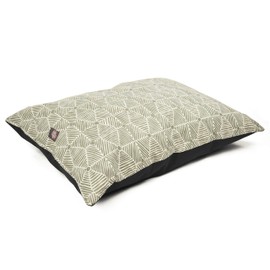 Majestic Pet Rectangle Medium Dog Bed Washable – Non Slip Comfy Pet Bed – Dog Crate Bed Super Value Pillow Dog Bed – Dog Kennel Bed for Sleeping - Dog Bed Medium Breed 35 x 28 Inch – Charlie Beige