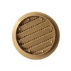 3" Round Green or Tan Plastic Louver Soffit Air Vent