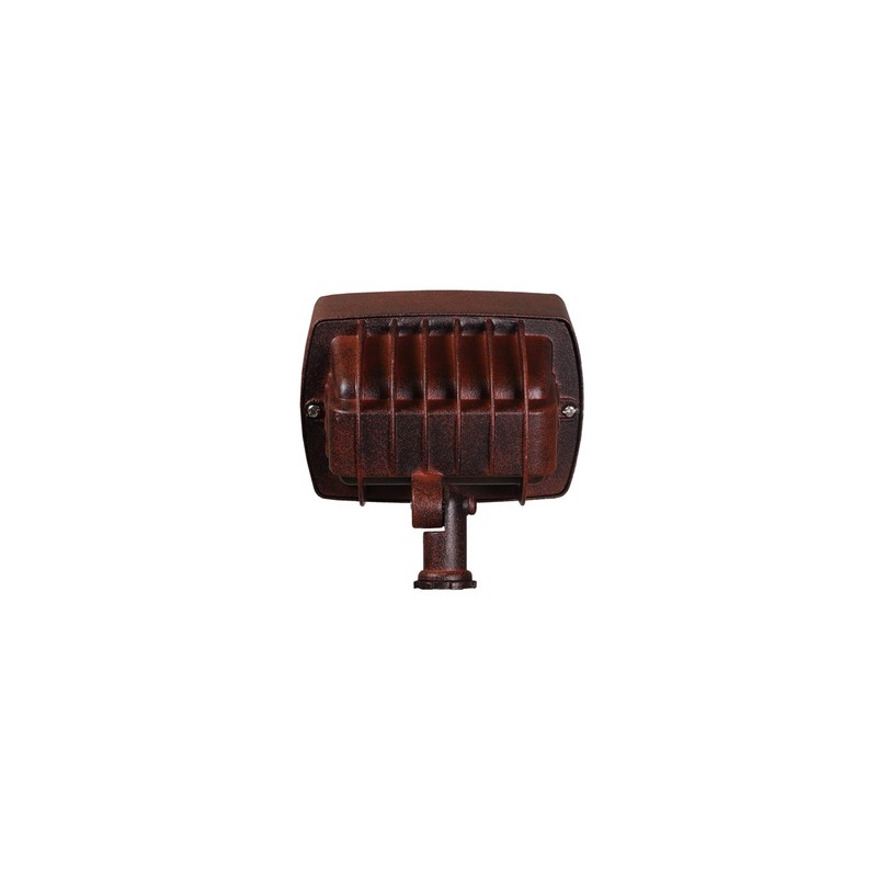 3W LED Low Voltage Landscape Lighting Flood Light Rust Finish